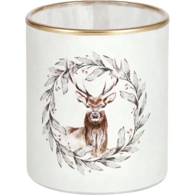 Vega - Benno - Beige - 8x9 cm - Tealight holder Vega - Benno - Beige - 8x9 cm - Tealight holder