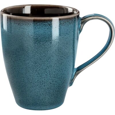 Vega Palana Blaue Tasse - 300ml, Unregelmäßige Kanten, Mikrowellenfest Vega Palana Blaue Tasse - 300ml, Unregelmäßige Kanten, Mikrowellenfest