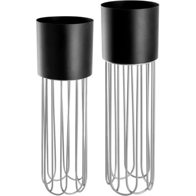 Vega Serie Pflanzgefäße Paulus 2-teiliges Set - Für den Innenbereich Vega Serie Pflanzgefäße Paulus 2-teiliges Set - Für den Innenbereich