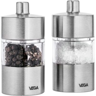 Vega Modell - Set aus Salz- und Pfeffermühlen - 6 Sets Vega Modell - Set aus Salz- und Pfeffermühlen - 6 Sets