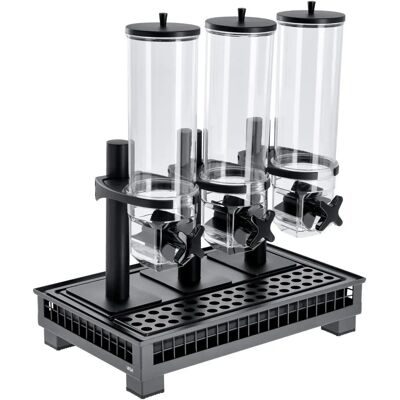 Vega Portland Frühstücksspender - Rechteckig - Schwarz/transparent - Müsliart Vega Portland Frühstücksspender - Rechteckig - Schwarz/transparent - Müsliart