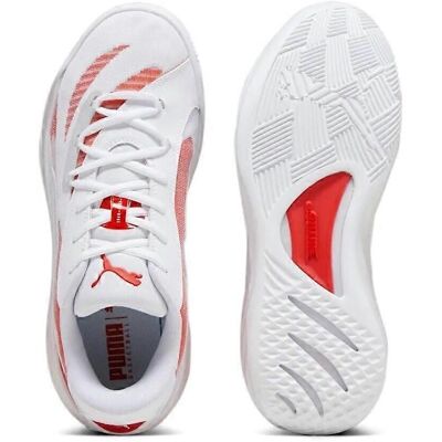 Chaussures de basketball Puma All-pro Nitro Team - Hommes - Blanc - Publicité Chaussures de basketball Puma All-pro Nitro Team - Hommes - Blanc - Publicité