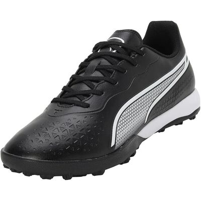Puma King Match TT - Recycelte Mikrofaserschuhe - Schwarz/Weiß Puma King Match TT - Recycelte Mikrofaserschuhe - Schwarz/Weiß