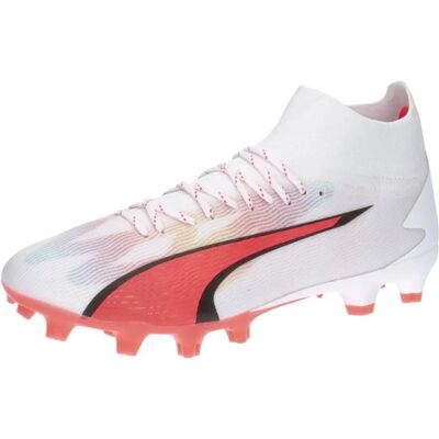 Buty piłkarskie syntetyczne Puma Ultra Pro Białe - Mężczyzna - Powierzchnia FG/AG Buty piłkarskie syntetyczne Puma Ultra Pro Białe - Mężczyzna - Powierzchnia FG/AG