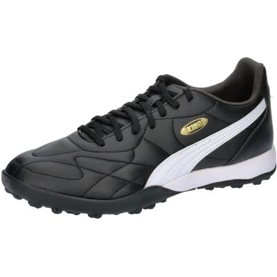 Puma King Top TT Football Shoes - Men - Black/White - Turfs Puma King Top TT Football Shoes - Men - Black/White - Turfs