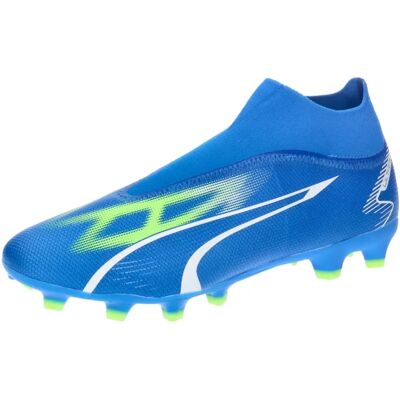 Chaussures de football sans lacets Puma Ultra Match - Bleu/Blanc - Homme - Publicité Chaussures de football sans lacets Puma Ultra Match - Bleu/Blanc - Homme - Publicité