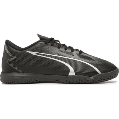Buty piłkarskie Puma Ultra Play It dla młodzieży - Czarny-Asfalt Buty piłkarskie Puma Ultra Play It dla młodzieży - Czarny-Asfalt