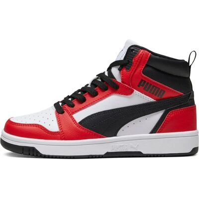 Puma Rebound V6 Mid Jr Schuhe - Kinderschuhe Puma Rebound V6 Mid Jr Schuhe - Kinderschuhe