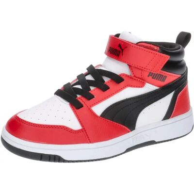 Buty Puma Rebound V6 Mid - Unisex Dzieci Różowe Buty Puma Rebound V6 Mid - Unisex Dzieci Różowe