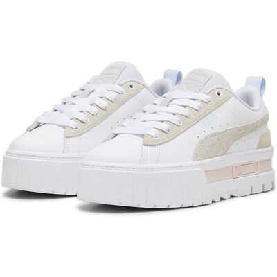 Puma Mayze Λευκά Sneakers - Casual Παπούτσια για Γυναίκες Puma Mayze Λευκά Sneakers - Casual Παπούτσια για Γυναίκες