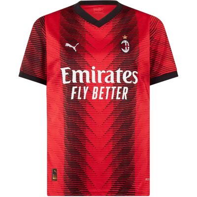 Tricou de acasă Puma AC Milan XL - Roșu/Negru - 2023/2024 Tricou de acasă Puma AC Milan XL - Roșu/Negru - 2023/2024