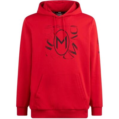 Puma Czerwony Bluza z kapturem AC Milan FtblCore - Standardowa pasja Puma Czerwony Bluza z kapturem AC Milan FtblCore - Standardowa pasja