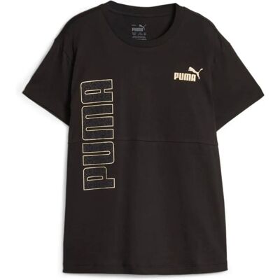 Puma Power Logo Love Colorblock G Kortärmad T-shirt - T-shirt Puma Power Logo Love Colorblock G Kortärmad T-shirt - T-shirt
