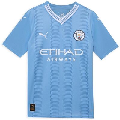 Koszulka Puma Manchester City Dziecięca 2023/2024 - Koszulka Domowa Koszulka Puma Manchester City Dziecięca 2023/2024 - Koszulka Domowa