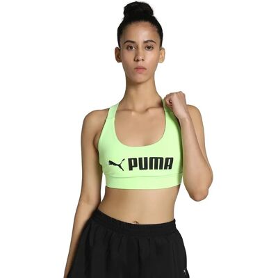 Puma Damträning BH - Green Polyester Recycled - Medium Puma Damträning BH - Green Polyester Recycled - Medium