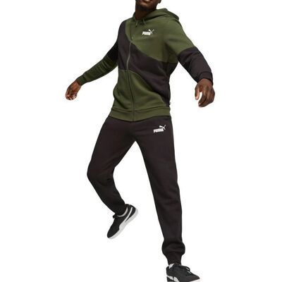 PUMA - Trainingsanzug mit Kapuze - Myrtle Green - Track suit PUMA - Trainingsanzug mit Kapuze - Myrtle Green - Track suit