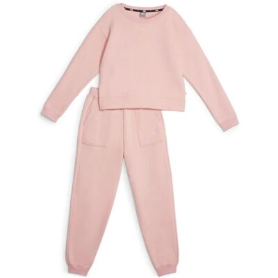 Puma Tytär Pink Kierrätetty Puuvillainen Treenipuku Puma Tytär Pink Kierrätetty Puuvillainen Treenipuku