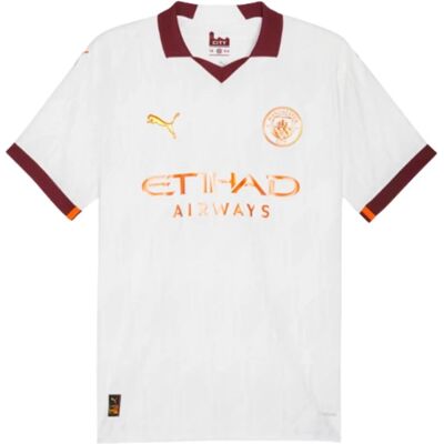 Puma Manchester City Weiße S - Fußballtrikot - 2023/24 Puma Manchester City Weiße S - Fußballtrikot - 2023/24