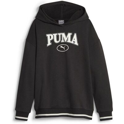 Puma flicka sweatshirtt - Squad svart - Långärm avslappnad Puma flicka sweatshirtt - Squad svart - Långärm avslappnad
