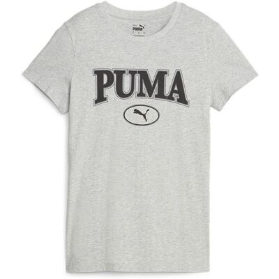 T-shirt Grigio Chiaro PUMA Squad - Stile Casual T-shirt Grigio Chiaro PUMA Squad - Stile Casual