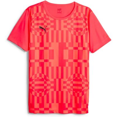 Puma Individual Rise Fucsia/Negro Short Sleeve T-shirt - T-shirt Puma Individual Rise Fucsia/Negro Short Sleeve T-shirt - T-shirt