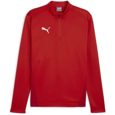 Puma Męska koszulka sportowa TeamGOAL Training 1/4 Zip Top - Koszulka sportowa Puma Męska koszulka sportowa TeamGOAL Training 1/4 Zip Top - Koszulka sportowa