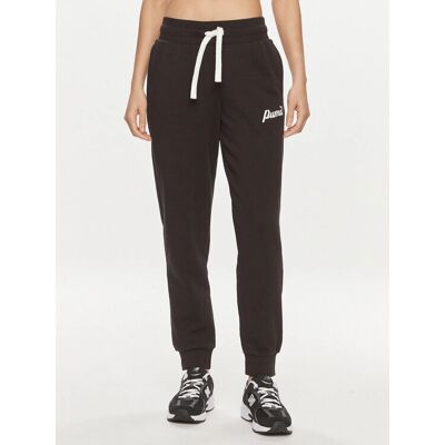 PUMA ESS+ Script Pants TR - Urheilupantaloneet - musta PUMA ESS+ Script Pants TR - Urheilupantaloneet - musta