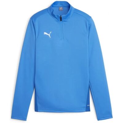 Puma Koszulka sportowa dla dzieci - teamGOAL Training 1/4 Zip Jr Niebieski Puma Koszulka sportowa dla dzieci - teamGOAL Training 1/4 Zip Jr Niebieski