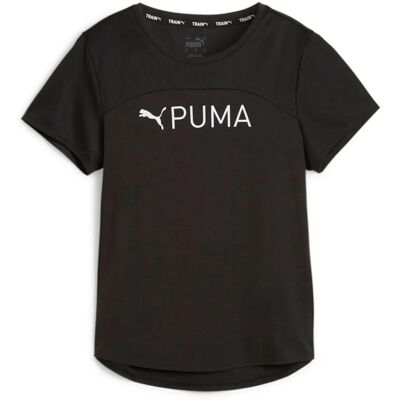 PUMA Schwarzes Fitness-T-Shirt - Fit Logo Ultrabreathe - Damen XL PUMA Schwarzes Fitness-T-Shirt - Fit Logo Ultrabreathe - Damen XL