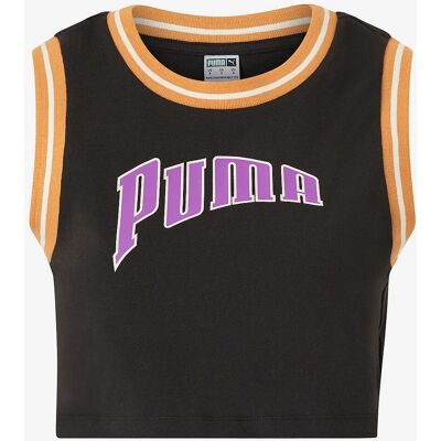 Puma 62502401 Svart Crop Top - Sportkläder Puma 62502401 Svart Crop Top - Sportkläder