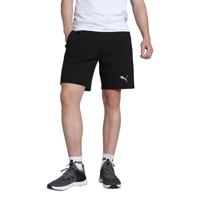 Puma Herrens teamFINAL Casuals Shorts - Sort - L Puma Herrens teamFINAL Casuals Shorts - Sort - L