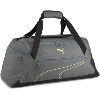 Puma Sac de Sport Fundamentals M (090333) - gris minéral/vert lime - Publicité Puma Sac de Sport Fundamentals M (090333) - gris minéral/vert lime - Publicité