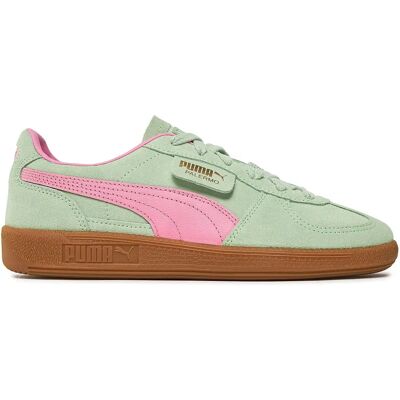 Pantofi sport Puma Palermo Fresh Mint-Fast Pink - Piele, Cauciuc - Streetwear Pantofi sport Puma Palermo Fresh Mint-Fast Pink - Piele, Cauciuc - Streetwear