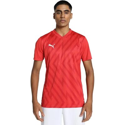 Puma teamGLORY Herren Rot Slim-Fit Sportshirt - Sportshirt Puma teamGLORY Herren Rot Slim-Fit Sportshirt - Sportshirt