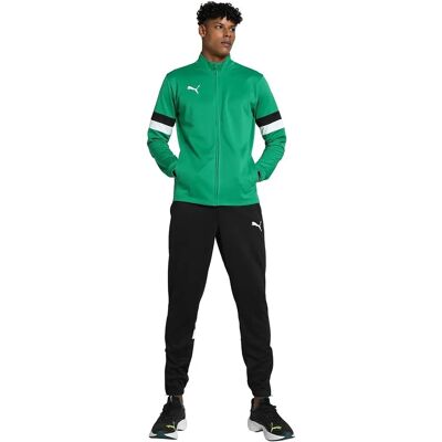 Puma 658653 05 Trening pentru bărbați Verde-Negru - Tracksuit Puma 658653 05 Trening pentru bărbați Verde-Negru - Tracksuit