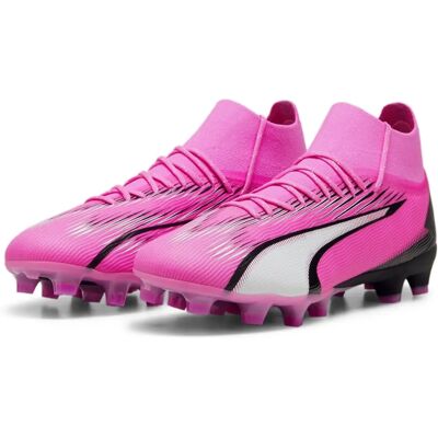 Puma Ultra Pro FG/AG Football Shoes - Pink/Black/White Puma Ultra Pro FG/AG Football Shoes - Pink/Black/White