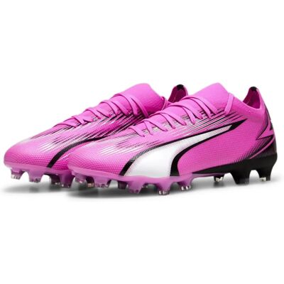 Puma Ultra Match FG Voetbalschoenen - Roze/Wit/Zwart - Maat 10 UK Puma Ultra Match FG Voetbalschoenen - Roze/Wit/Zwart - Maat 10 UK