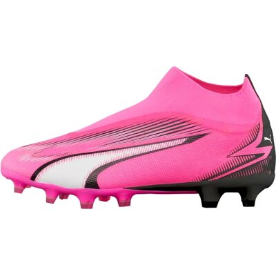 Puma Ultra Match Laceless FG Rose/Blanc/Noir - Chaussures de football - Publicité Puma Ultra Match Laceless FG Rose/Blanc/Noir - Chaussures de football - Publicité