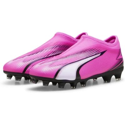 Puma Ultra Match LL FG/AG Voetbalschoenen junior - Roze Puma Ultra Match LL FG/AG Voetbalschoenen junior - Roze
