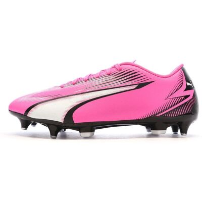 Buty piłkarskie Puma Ultra Play MXSG - Różowy/Biały/Czarny Buty piłkarskie Puma Ultra Play MXSG - Różowy/Biały/Czarny