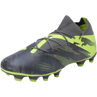 Puma Future 7 Match Rush Grau/Limette - Fußballschuhe Puma Future 7 Match Rush Grau/Limette - Fußballschuhe
