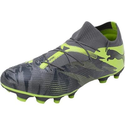Buty do piłki nożnej Puma Future 7 Match Rush Szare/Limonkowe - Sprzęt sportowy Buty do piłki nożnej Puma Future 7 Match Rush Szare/Limonkowe - Sprzęt sportowy