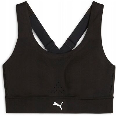 Czarna Sportowa Biustonosz Puma - Wsparcie Multisport Czarna Sportowa Biustonosz Puma - Wsparcie Multisport