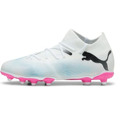 Puma Future 7 Match FG/AG Teenager (107729) - white/black/poison pink Puma Future 7 Match FG/AG Teenager (107729) - white/black/poison pink