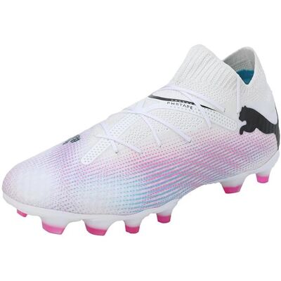 Puma Future 7 Pro FG/AG Voetbalschoenen - Unisex Wit/Zwart Puma Future 7 Pro FG/AG Voetbalschoenen - Unisex Wit/Zwart