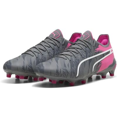 Buty piłkarskie Puma King Ultimate Rush - Szary/Różowy - Mężczyzna Buty piłkarskie Puma King Ultimate Rush - Szary/Różowy - Mężczyzna