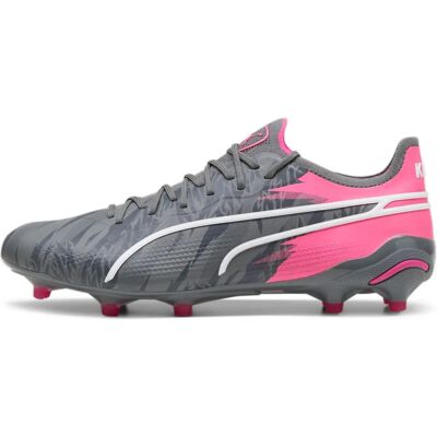 Buty Piłkarskie Puma King Ultimate Rush - Szary/Różowy - Przez cały rok - Mężczyźni Buty Piłkarskie Puma King Ultimate Rush - Szary/Różowy - Przez cały rok - Mężczyźni