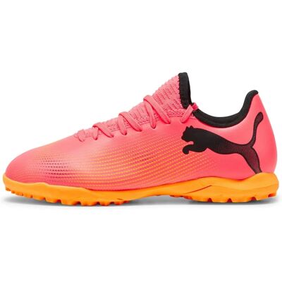 Buty piłkarskie wewnętrzne Puma Future 7 dla dzieci - Różowe Buty piłkarskie wewnętrzne Puma Future 7 dla dzieci - Różowe