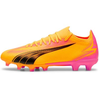 Buty do piłki nożnej Puma Ultra Match FG/AG - Pomarańczowe & Lekkie Buty do piłki nożnej Puma Ultra Match FG/AG - Pomarańczowe & Lekkie