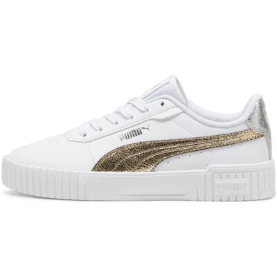 Puma Carina 2.0 Metallic Shine Vita Skor - Skor Puma Carina 2.0 Metallic Shine Vita Skor - Skor